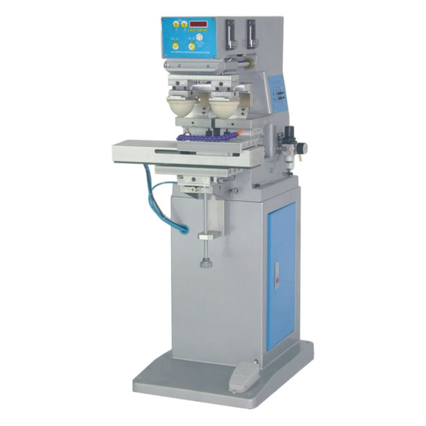 2 color pad printing machine with shuttle