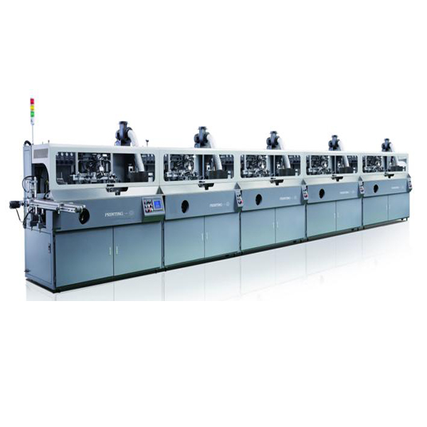 5 COLOR auto screen printing machine