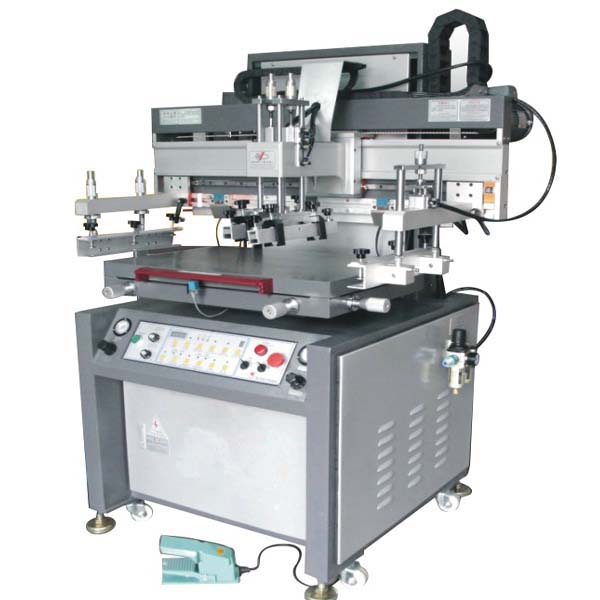 China flat bed screen printing machine