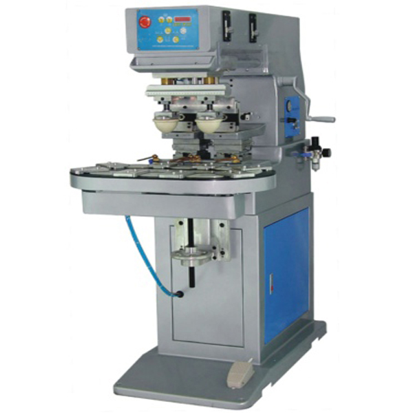 M2C two color pad printing machine with conveyor
