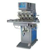 M4C 4 Color pad printing machine with conveyor