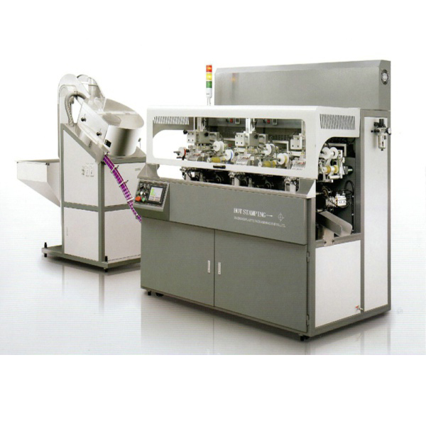 auto chain-type multicolor hot stamping machine and screen printing machine