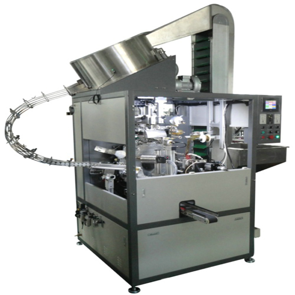 auto hot stamping machine on cap top and side wall