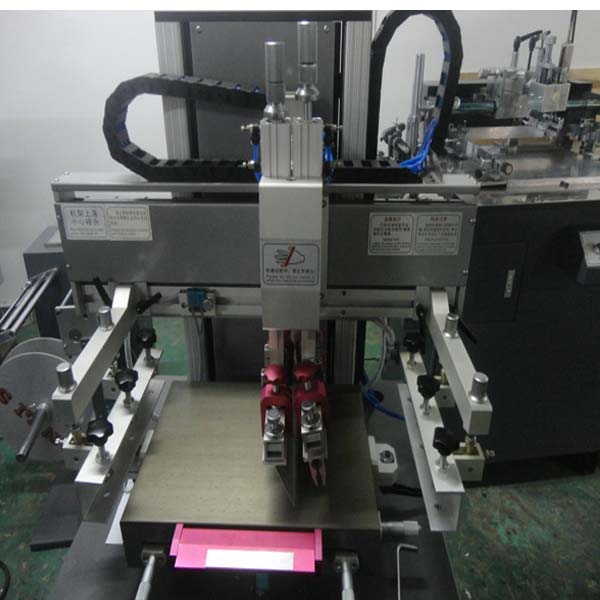 silk screen printing machine on mobile phone screen panel 2