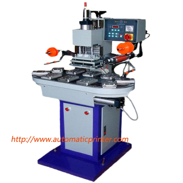 plane hot stamping machine with conveyor 2