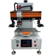 electronic flat bed screen printing machine