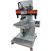 worktable can be moved up and down screen printing machine